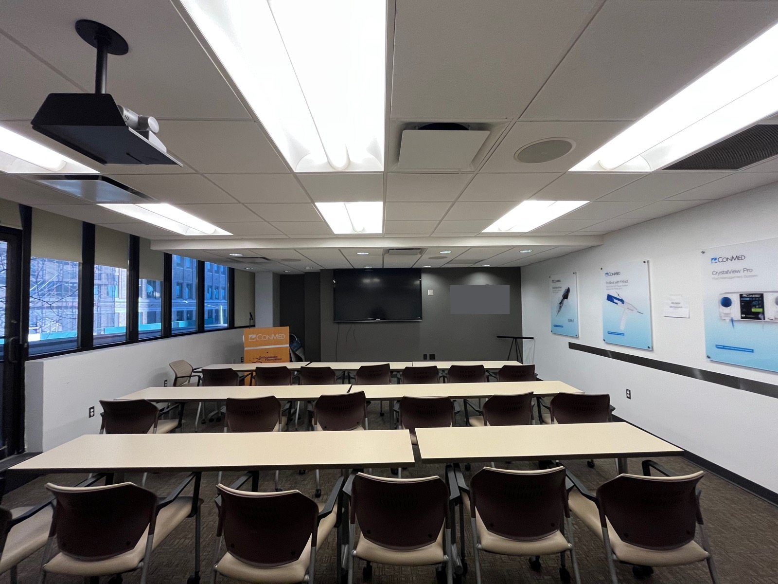 Medical/Laboratory setting w/ equipment and conference room